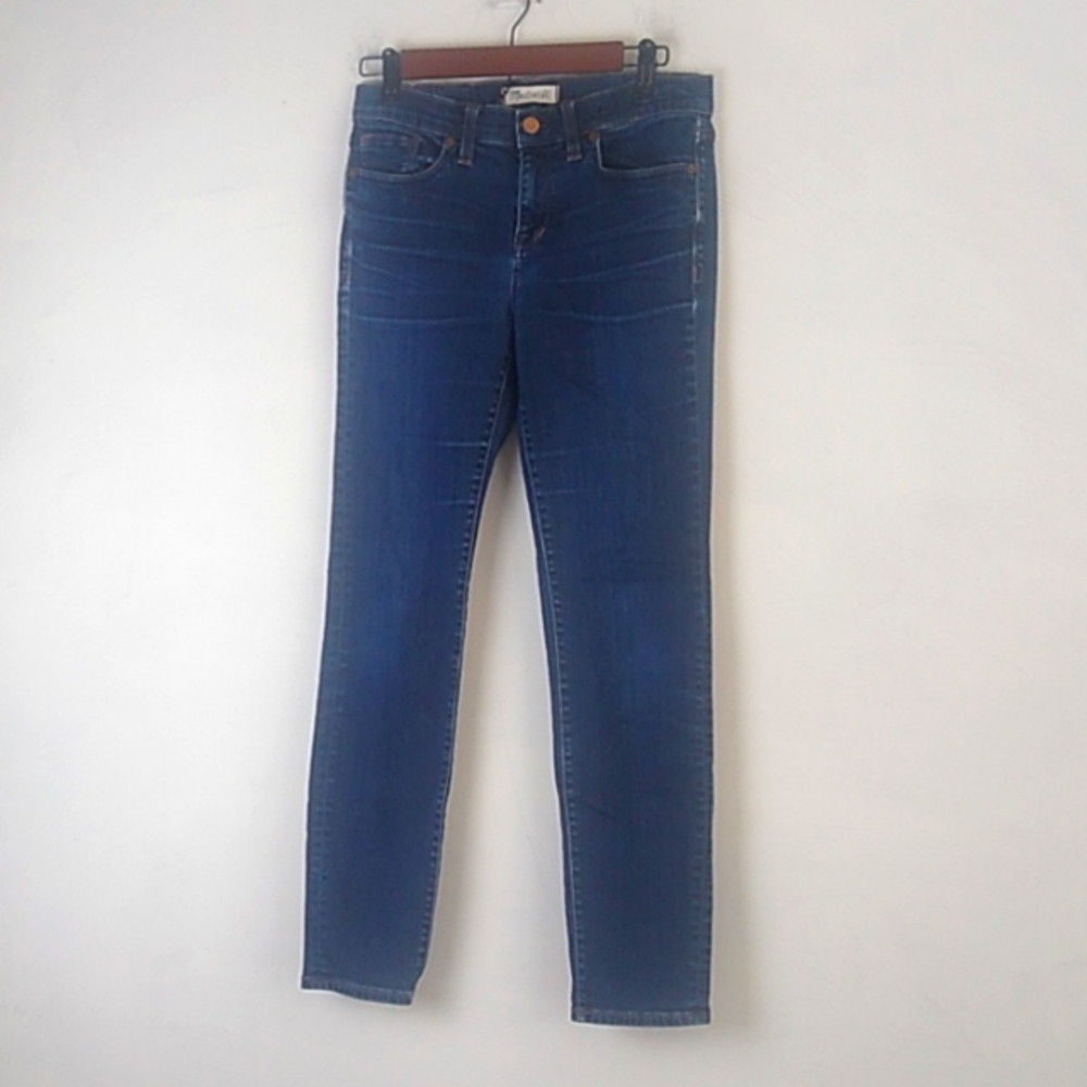 Madewell Women's 9" Mid-Rise Skinny Skinny Jeans Sz 27 Style B1796 Fa14 Medium